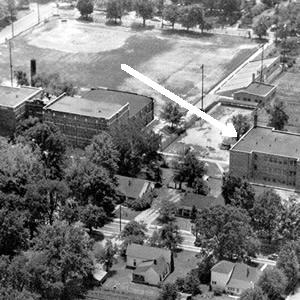 1955 school aerial view