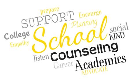 Support School Counseling Word Map